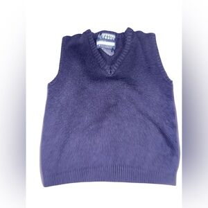 French Toast Navy Blue Uniform Sweater Vest Size 8